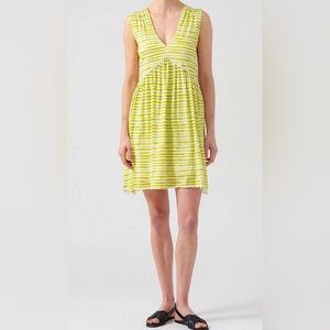 ATM ANTHONY THOMAS MELILLO Striped Cotton-Jersey Mini Dress